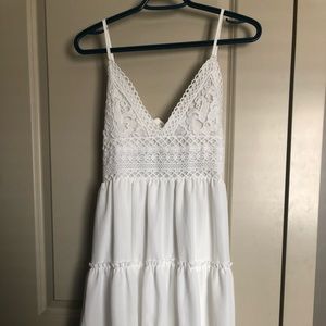 White summer dress size 8